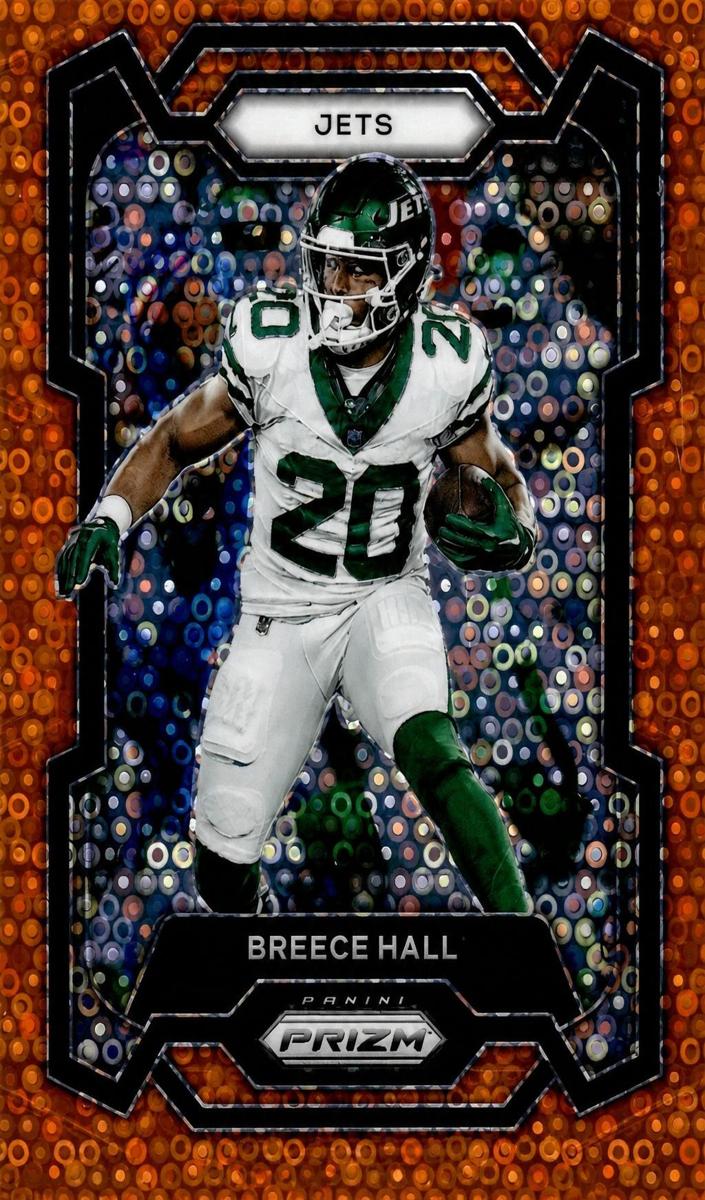 2023 Panini Prizm Football Disco Breece Hall #232 PSA 10