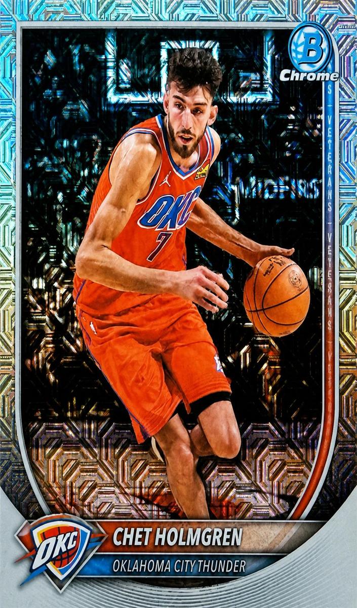 2025 Bowman Mega Box Basketball Mojo Refractor Chet Holmgren #BCV-108