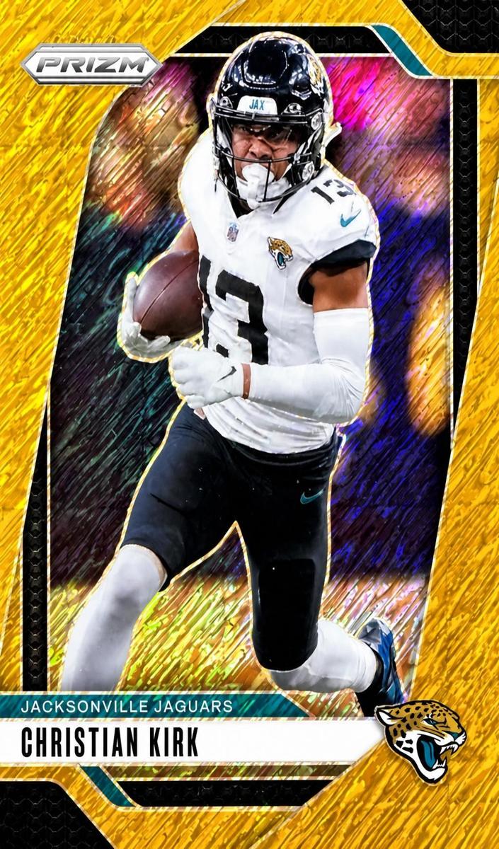 2024 Panini Prizm Football Gold Shimmer Christian Kirk #131