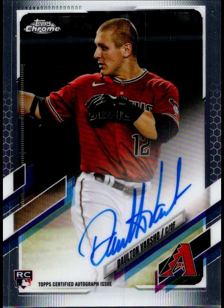 2021 Topps Chrome Baseball Base Daulton Varsho #RA-DV PSA 10