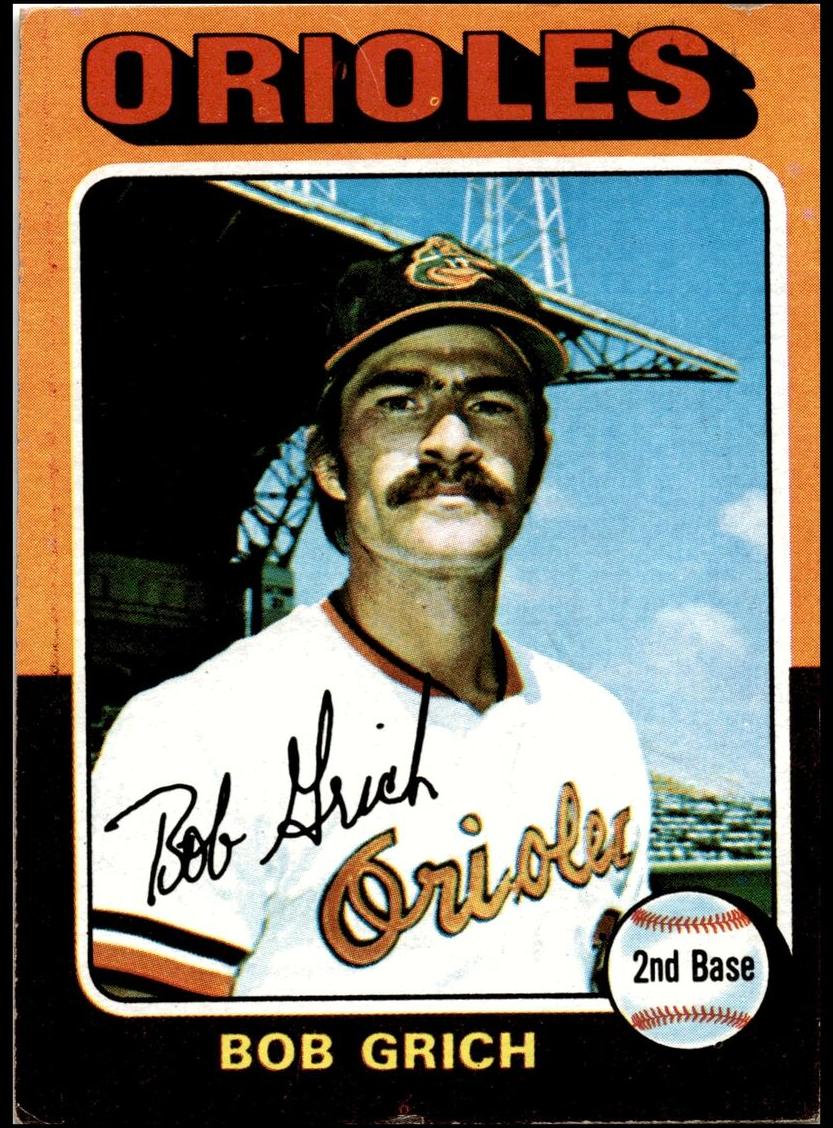 1975 Topps Baseball Bobby Grich #225