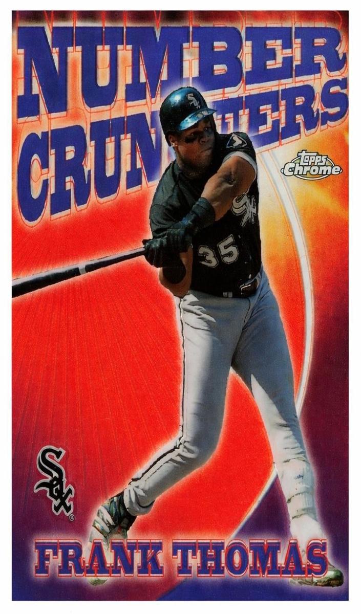 1997 Topps Chrome Baseball Refractor Frank Thomas #SB2