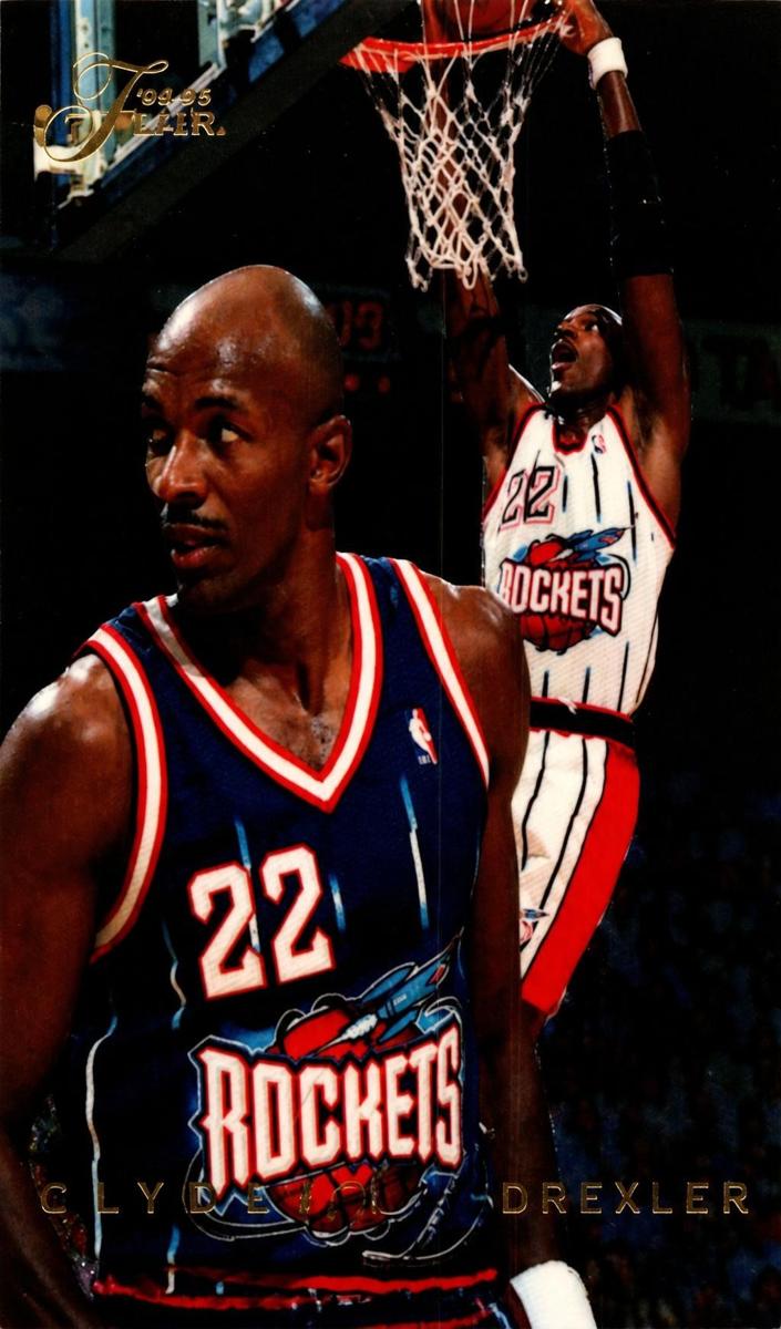 1995 Flair Basketball Clyde Drexler #167