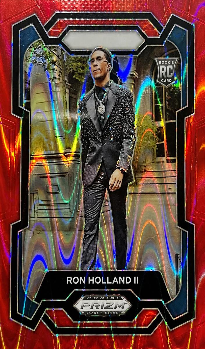 2024 Panini Prizm Draft Picks Basketball Red Seismic Ron Holland II #8