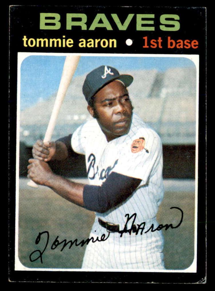 1971 Topps Baseball Tommie Aaron #717
