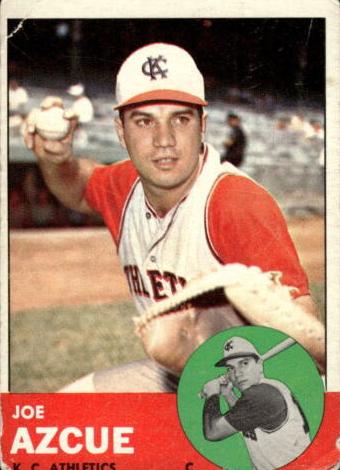 1963 Topps Baseball Joe Azcue #501