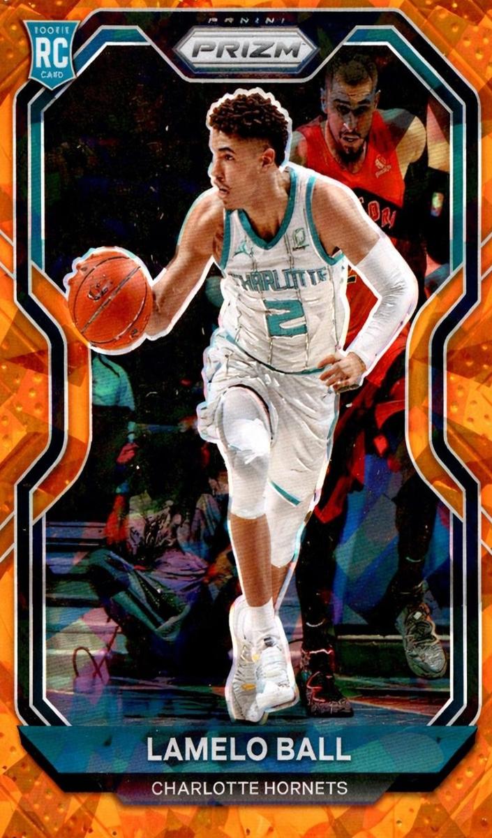 2020 Panini Prizm Basketball Orange Ice LaMelo Ball #278 PSA 9