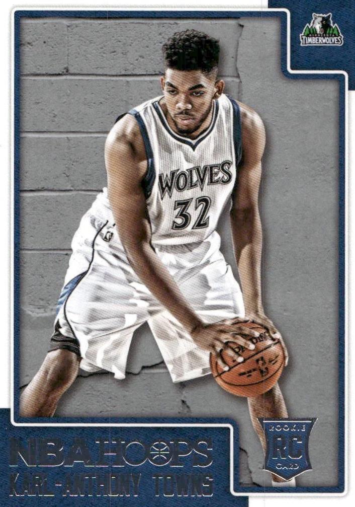 2015 Panini Hoops Basketball Karl-Anthony Towns #289 PSA 9