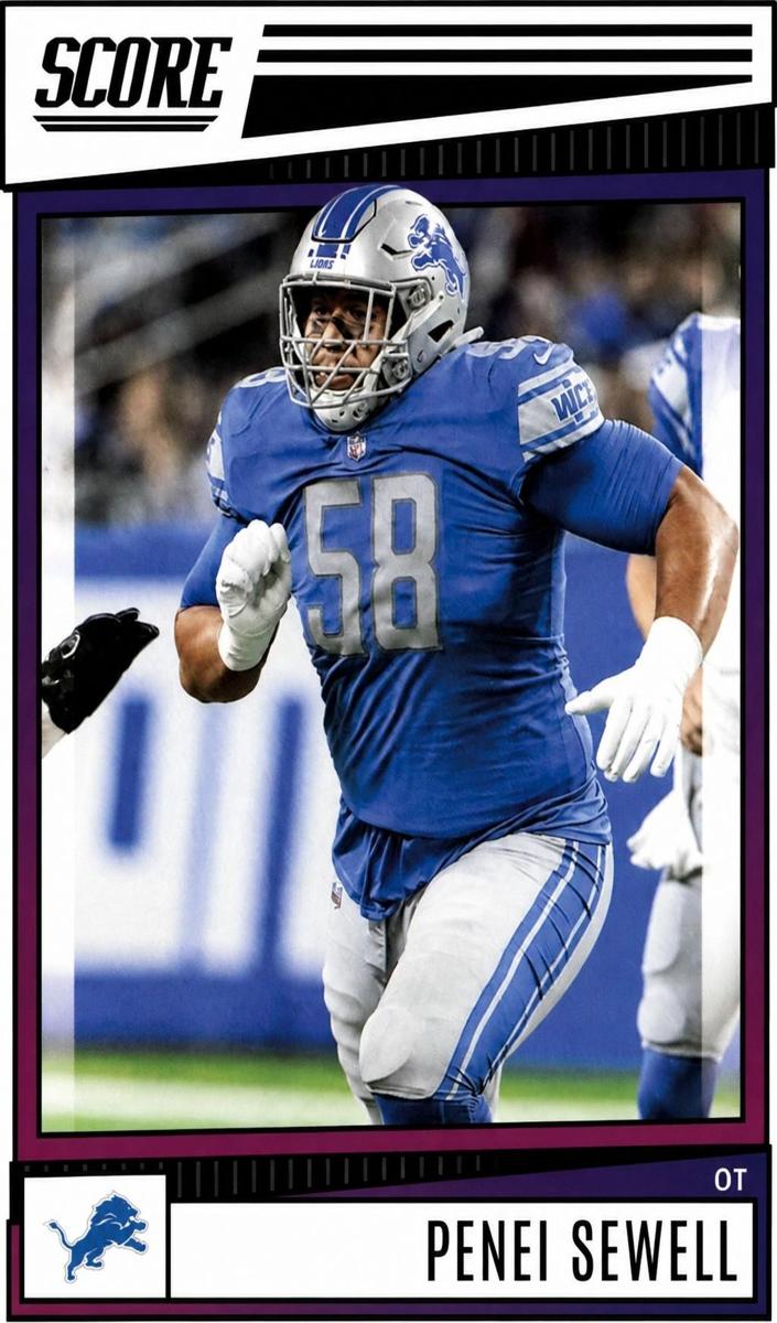2022 Panini Score Football Penei Sewell #86