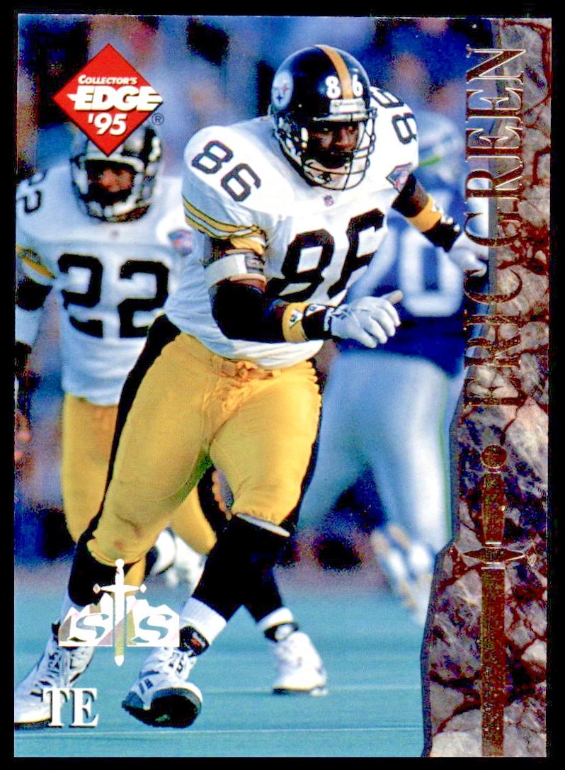1995 Collector's Edge Excalibur Football Sword and Stone Diamond Eric Green #135
