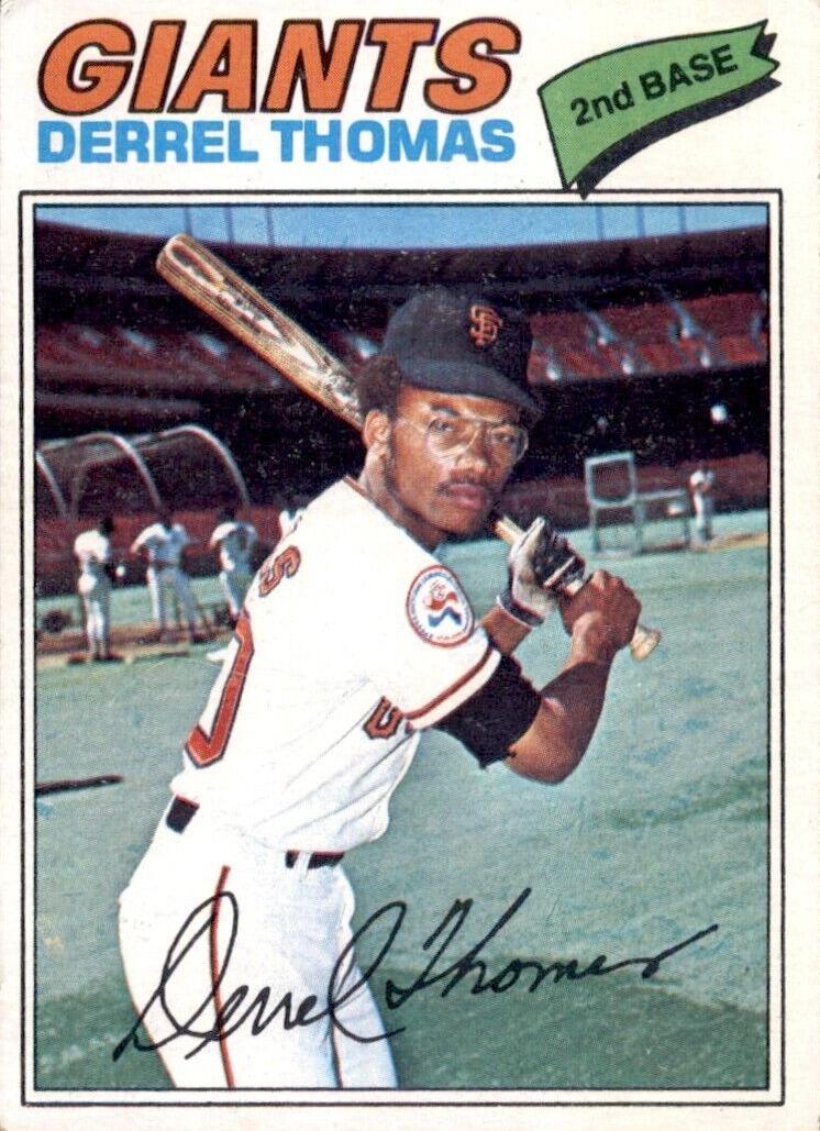 1977 Topps Baseball Derrel Thomas #266