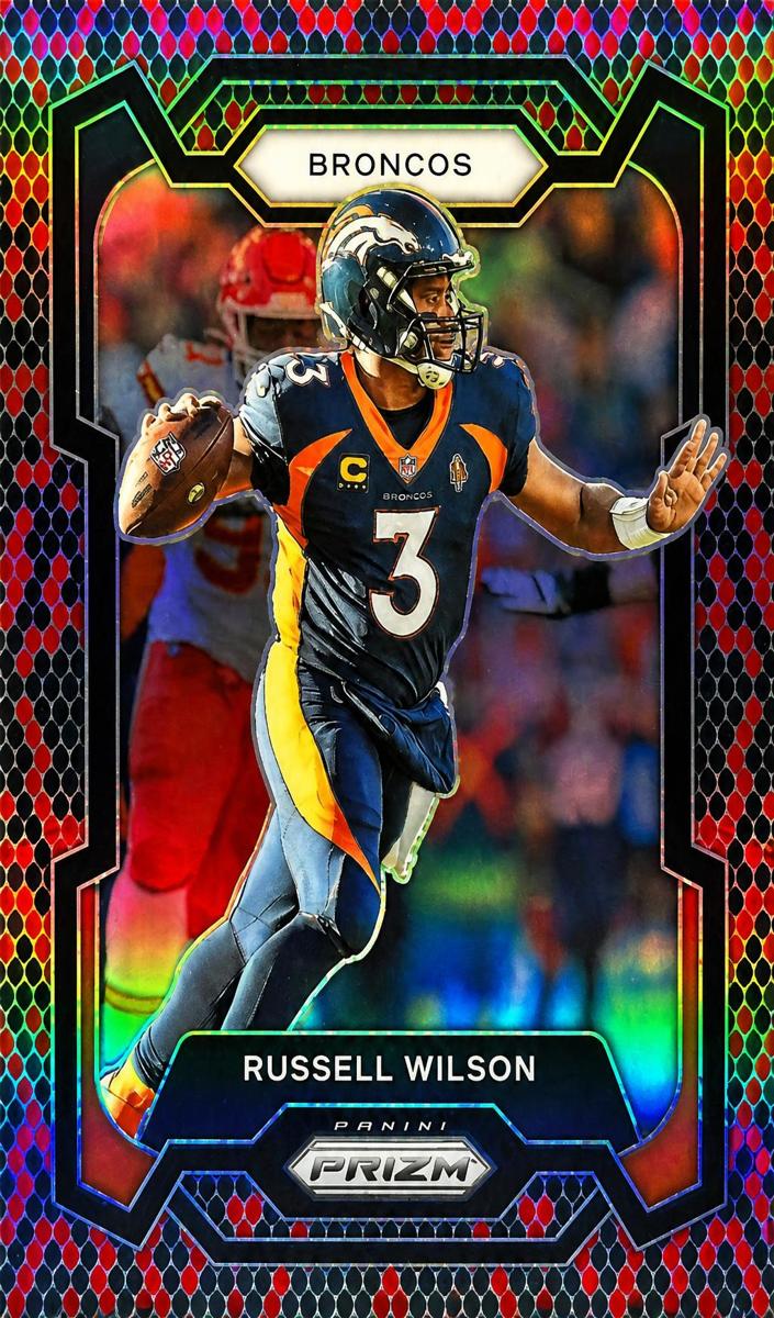2023 Panini Prizm Football Snakeskin Russell Wilson #93