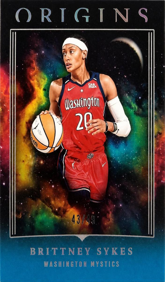 2024 Panini Origins WNBA Basketball Teal Brittney Sykes #24