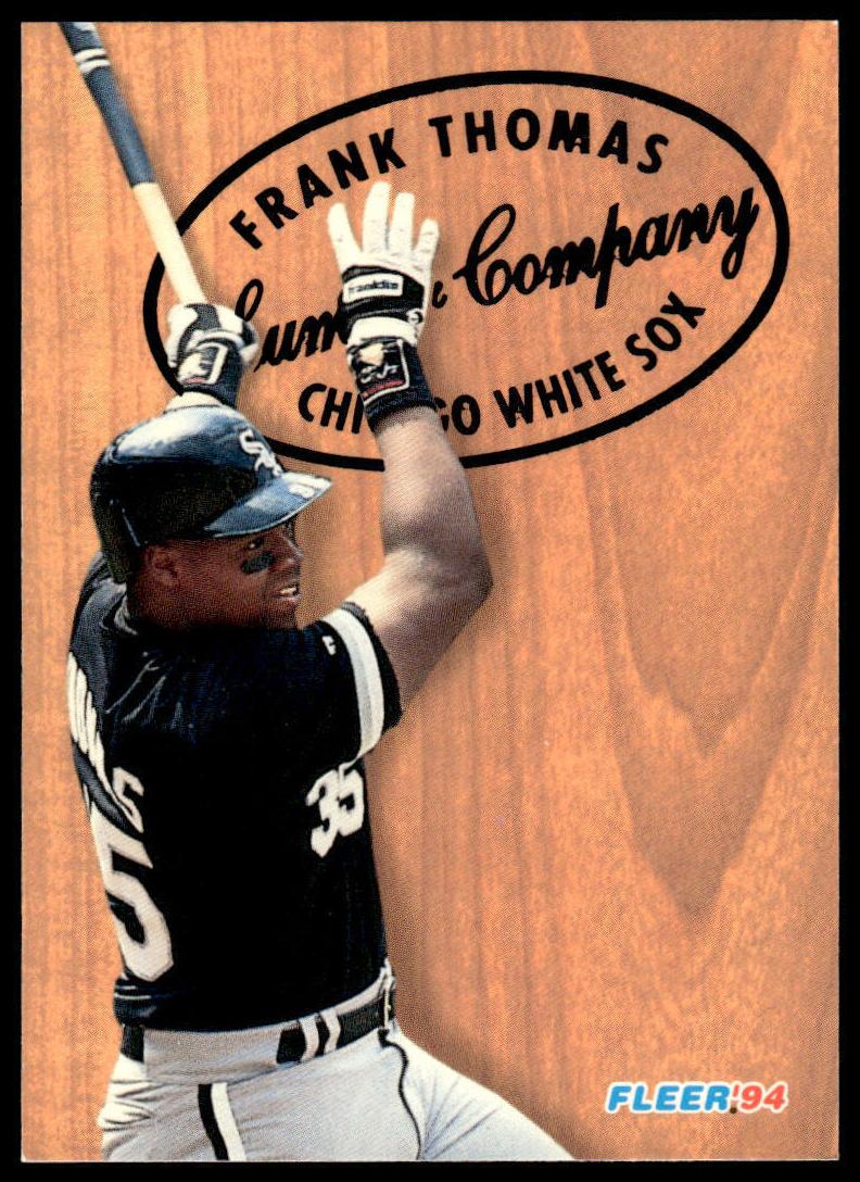1994 Fleer Baseball Frank Thomas #9 PSA 8