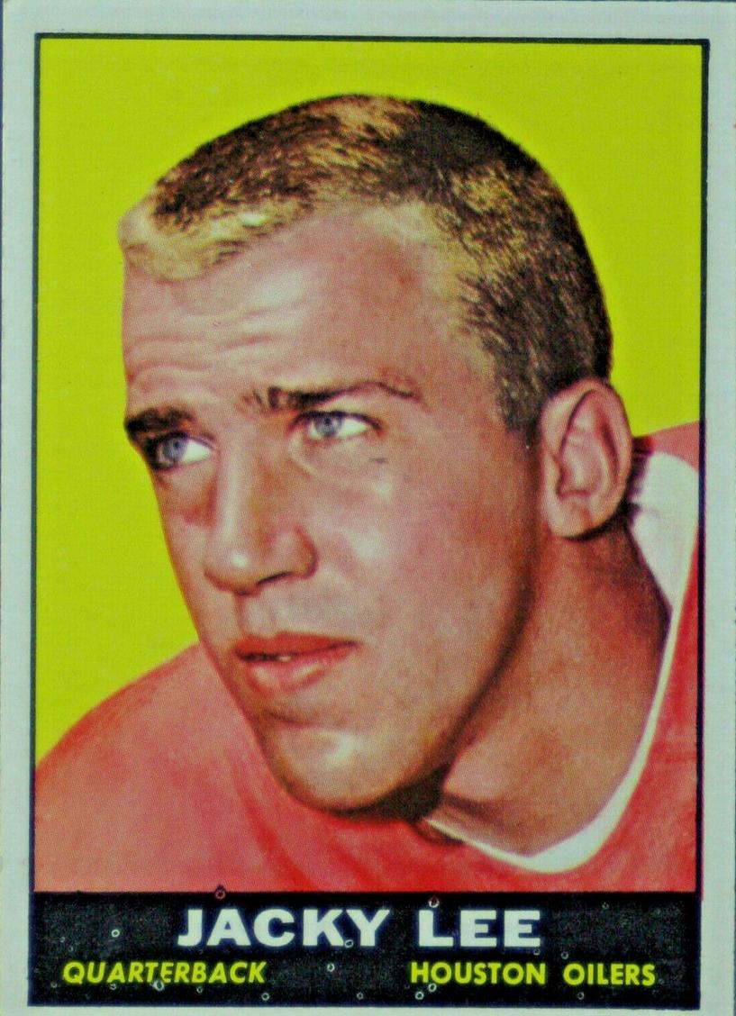 1961 Topps Football Jacky Lee #148 PSA 8