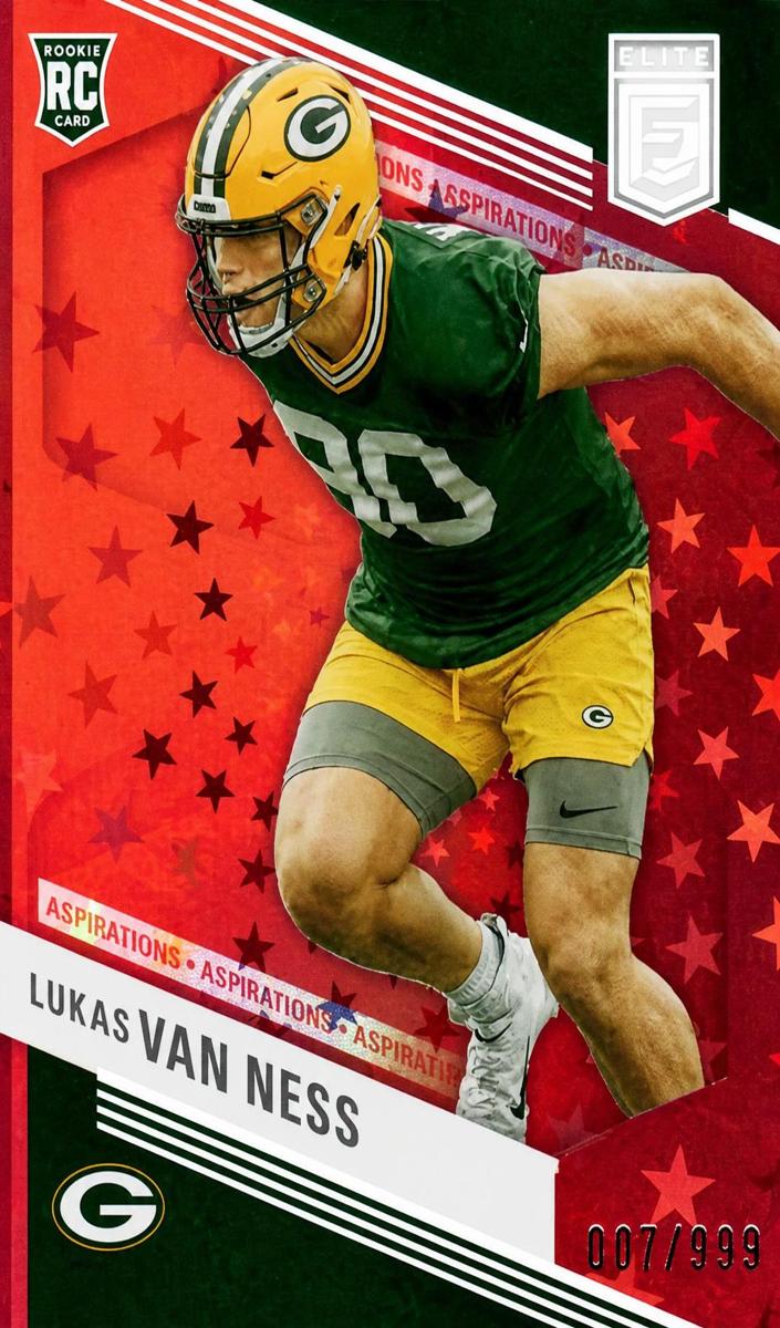 2023 Donruss Elite Football Aspirations Stars Lukas Van Ness #162