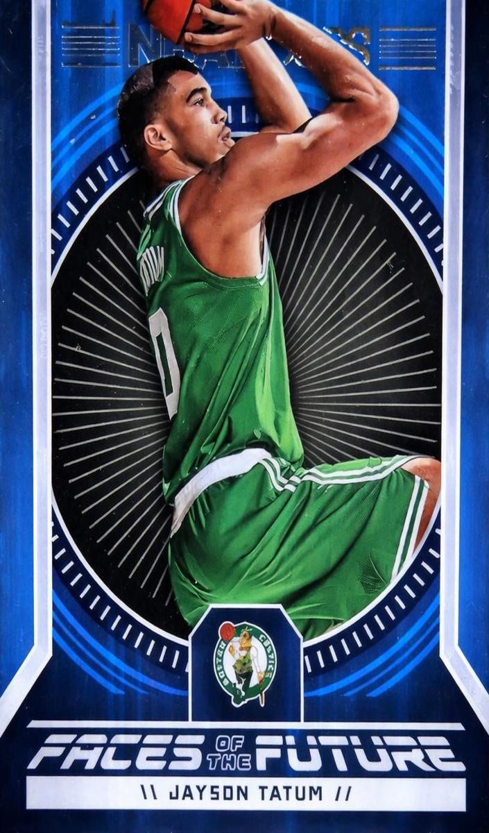 2017 Panini Hoops Basketball Jayson Tatum #4 PSA 8