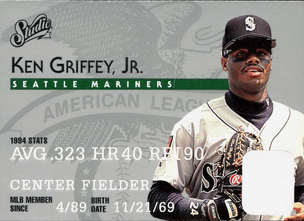 1995 Studio Baseball Ken Griffey Jr. #5