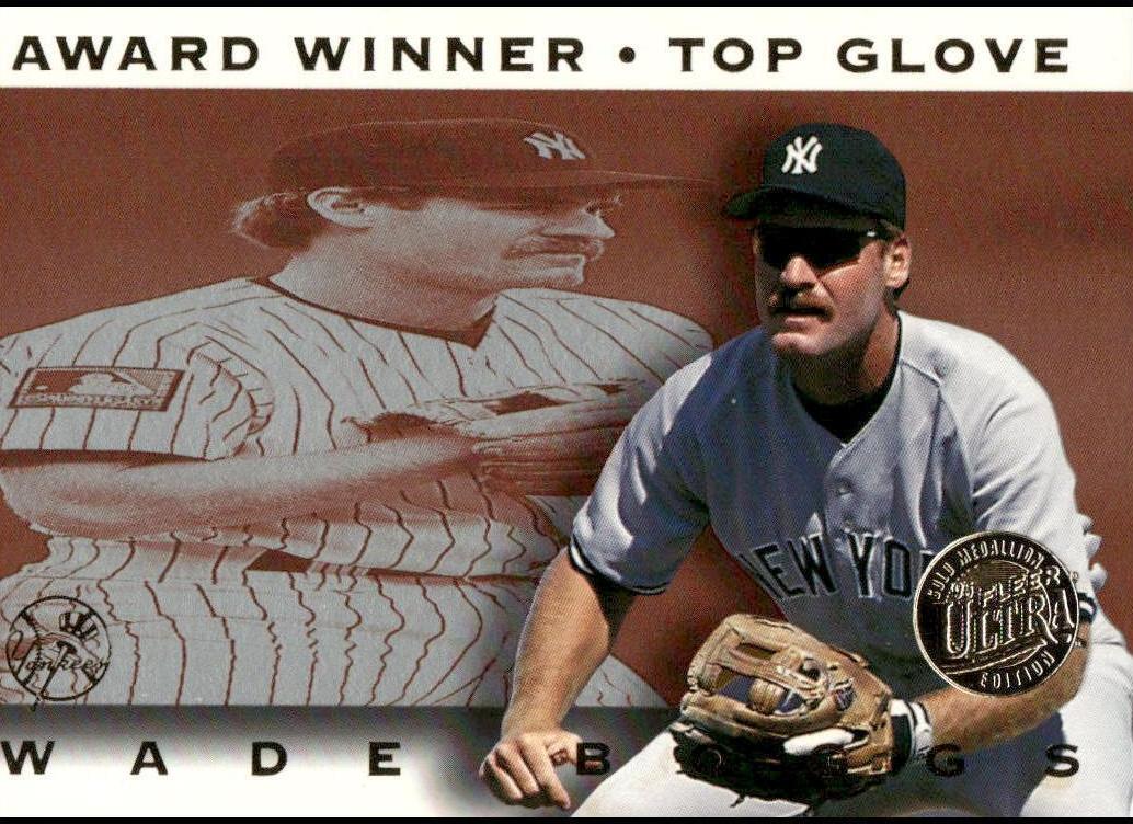 1995 Fleer Ultra Baseball Gold Medallion Wade Boggs #4