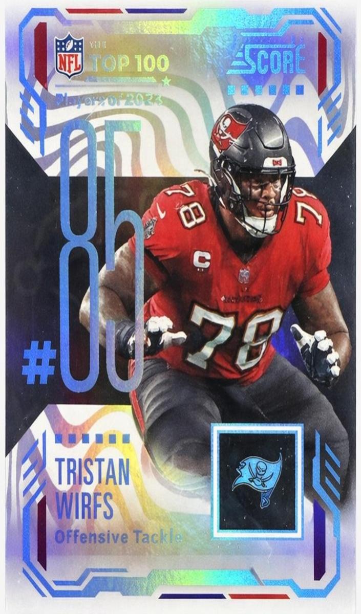 2025 Panini Score Football Tristan Wirfs #85