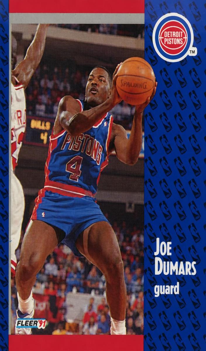1991 Fleer Basketball Joe Dumars #59 PSA 10