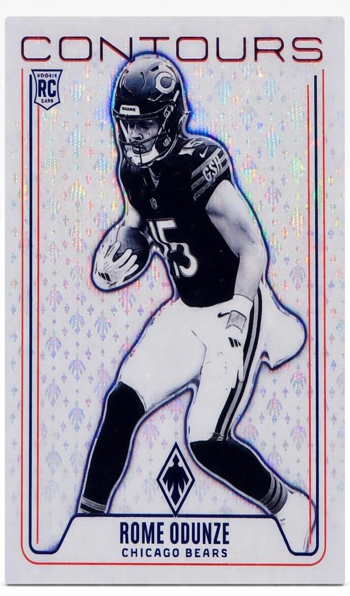 2024 Panini Phoenix Football Wave Rome Odunze #CON-ROE
