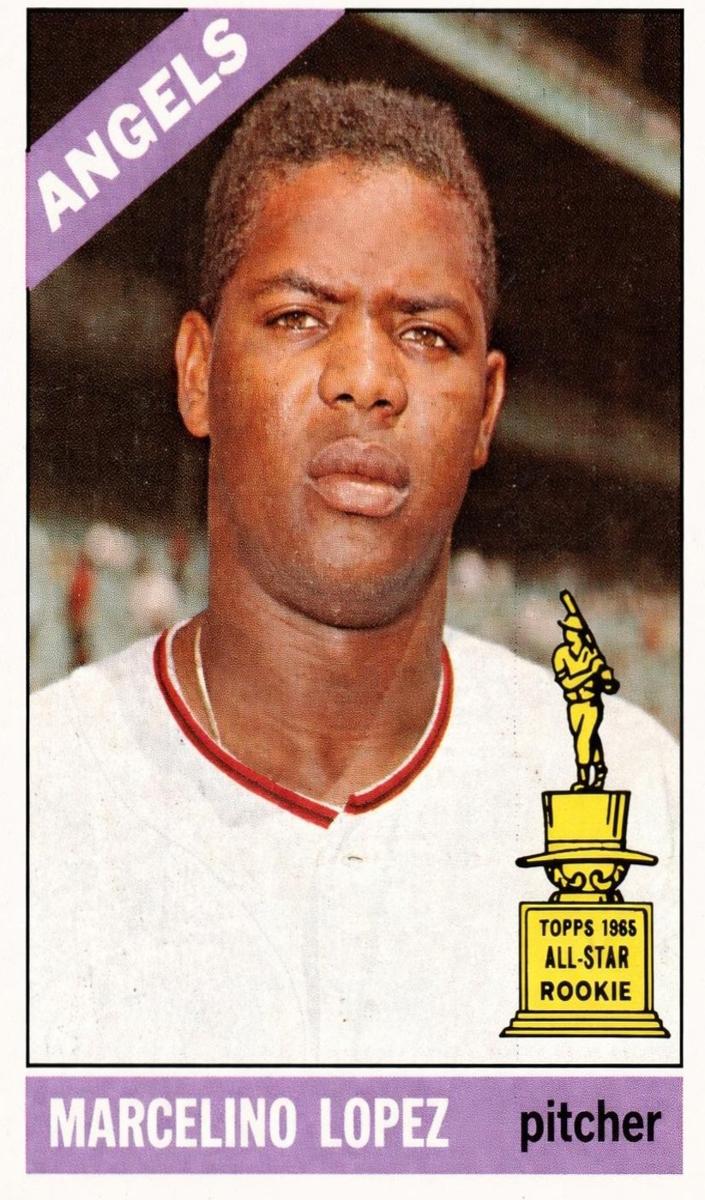 1966 O-Pee-Chee Baseball Marcelino Lopez #155 PSA 2