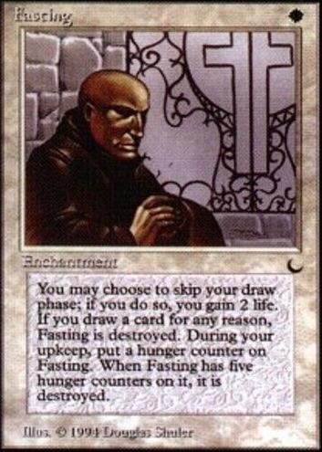 1994 Magic The Gathering The Dark Fasting #NNO