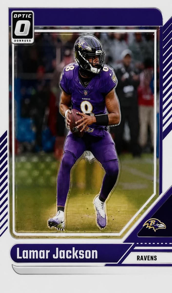 2024 Donruss Optic Football Lamar Jackson #13 PSA 10