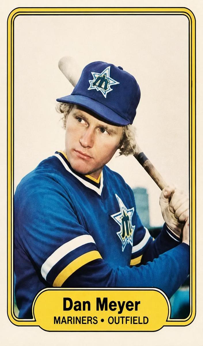 1982 Fleer Baseball Dan Meyer #512 PSA 9
