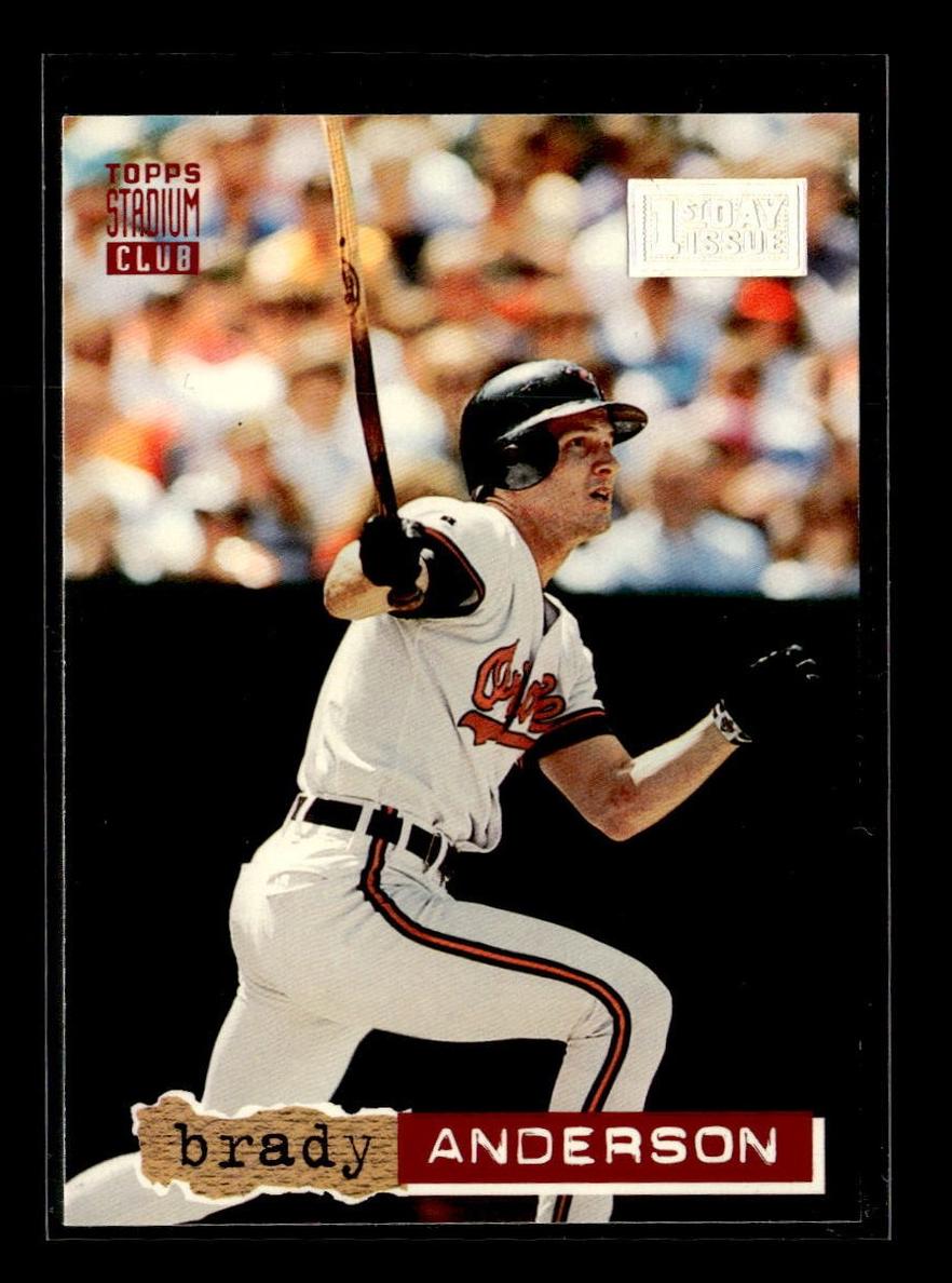 1994 Topps Stadium Club Baseball Members Only Brady Anderson #53