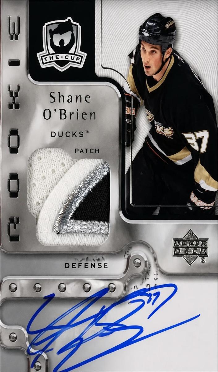 2006 Upper Deck The Cup Hockey Shane O'Brien #109 BGS 9