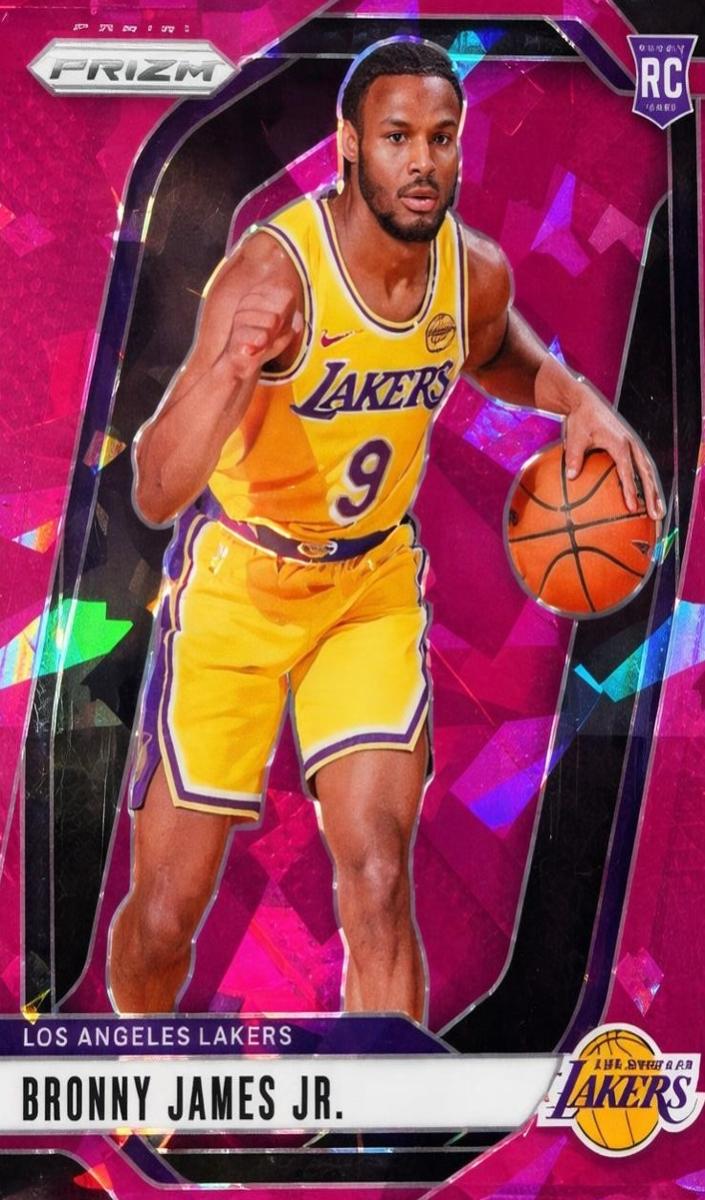 2024 Panini Prizm Basketball Pink Bronny James Jr. #243 PSA 10
