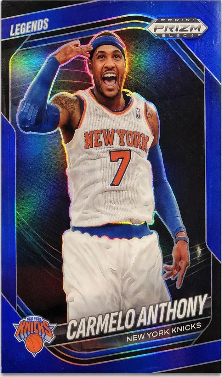 2024 Panini Prizm Black Basketball Blue Carmelo Anthony #267
