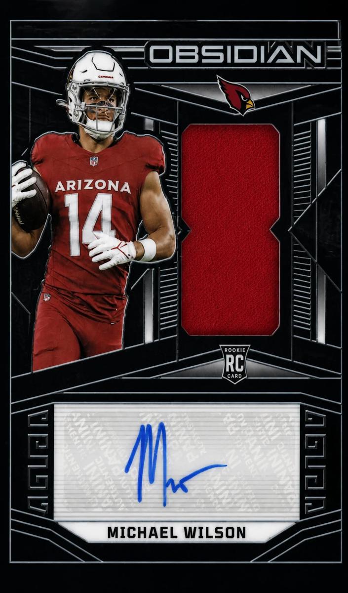 2023 Panini Obsidian Football Michael Wilson #242 PSA 10