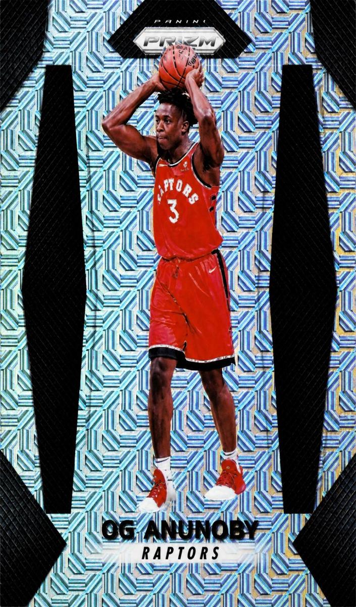 2017 Panini Prizm Basketball Prizm Mojo OG Anunoby #38 PSA 9