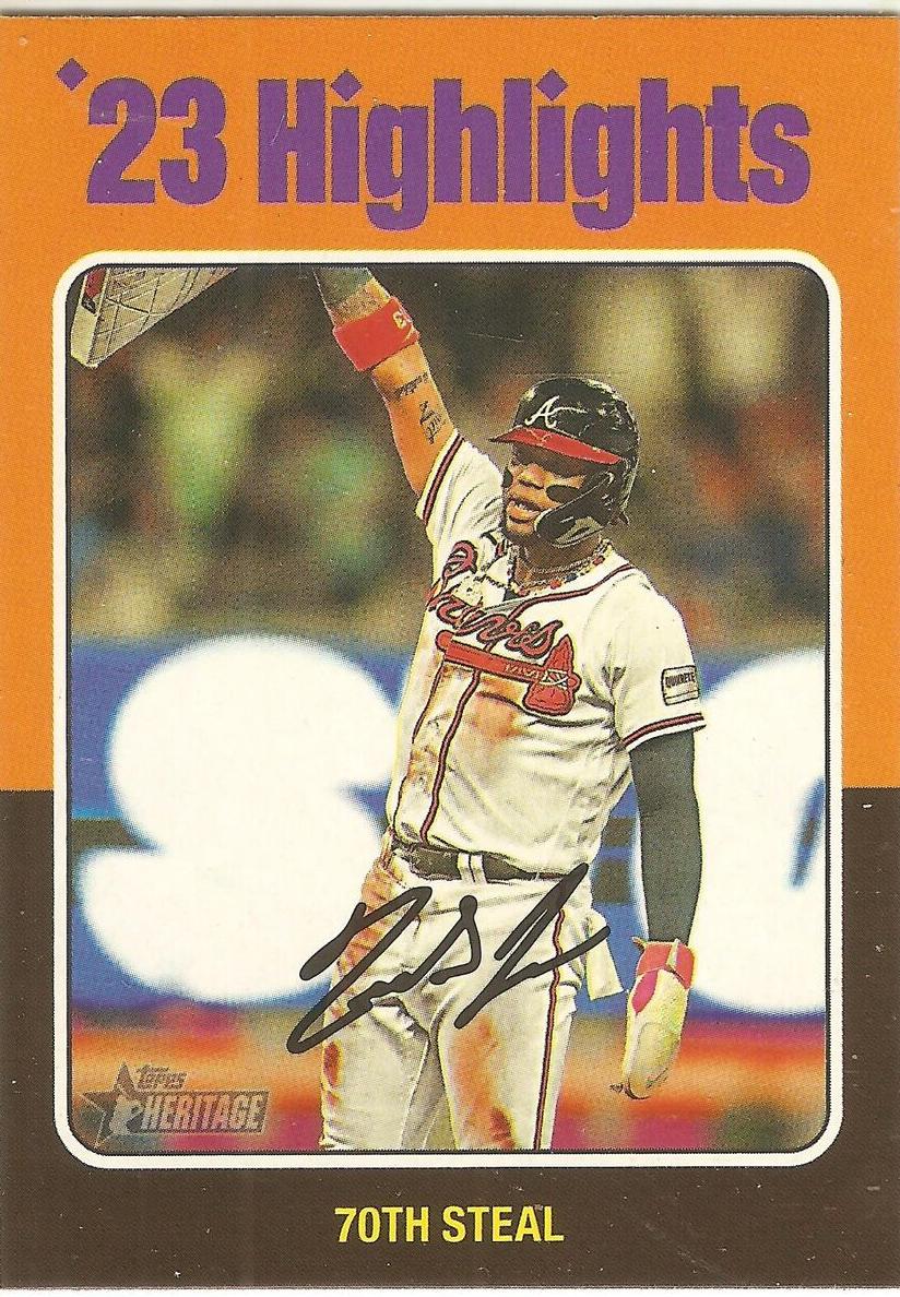 2024 Topps Heritage Baseball Ronald Acuna Jr. #1 PSA 10