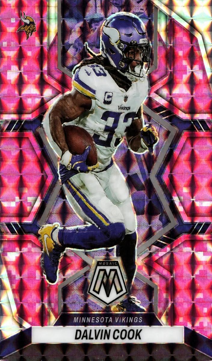 2022 Panini Mosaic Football Camo Pink Dalvin Cook #128 PSA 10