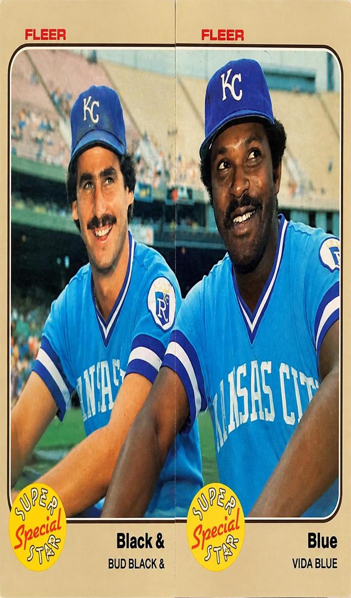 1983 Fleer Baseball Bud Black #644
