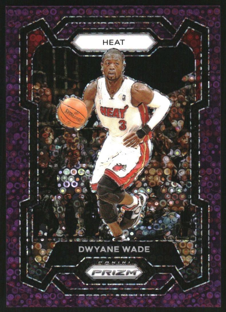 2023 Panini Prizm Basketball Fast Break Purple Dwyane Wade #182 PSA 10