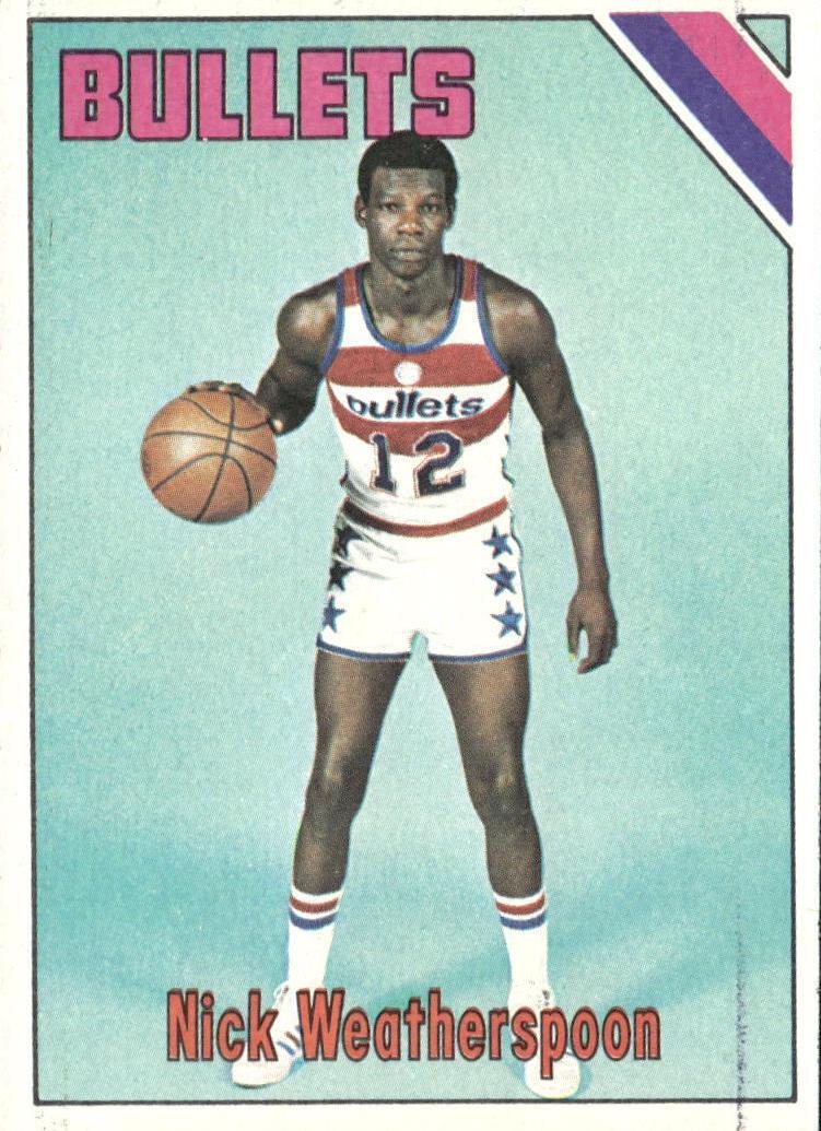 1975 Topps Basketball Nick Weatherspoon #48
