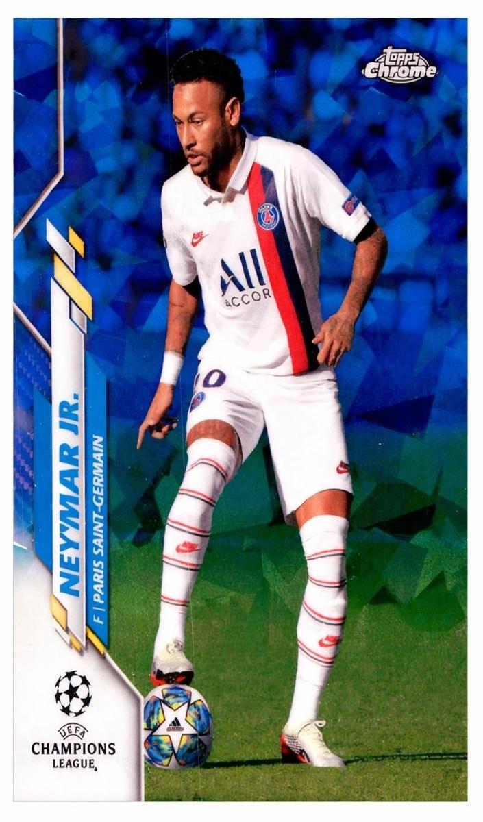 2019 Topps Chrome Sapphire UEFA Champions League Soccer Neymar Jr #95 PSA 10