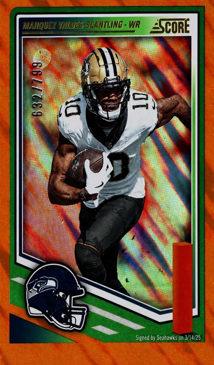 2025 Panini Score Football Lava Marquez Valdes-Scantling #155