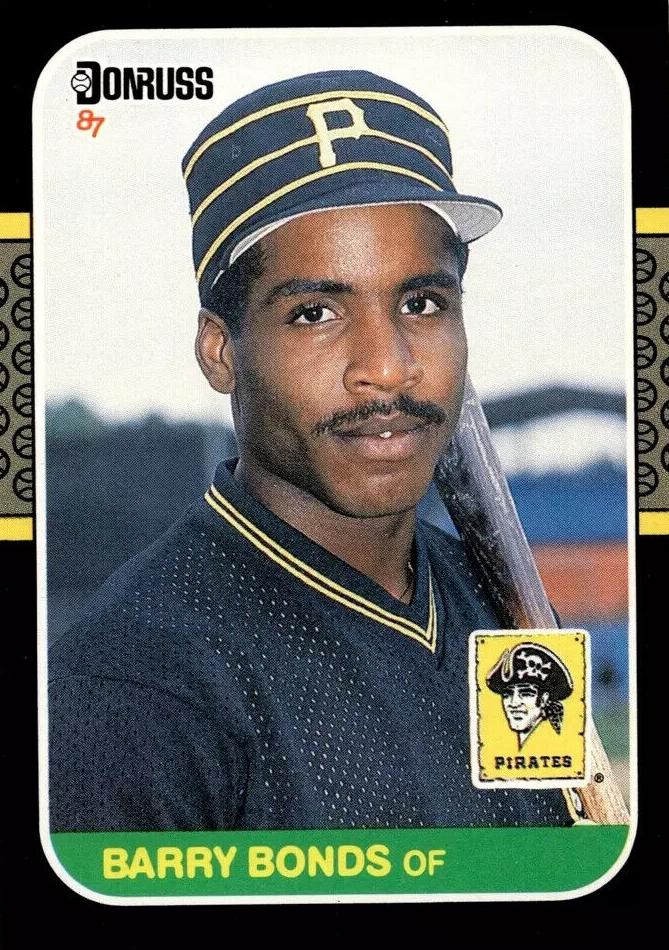 1987 Donruss Baseball Barry Bonds #361 PSA 9