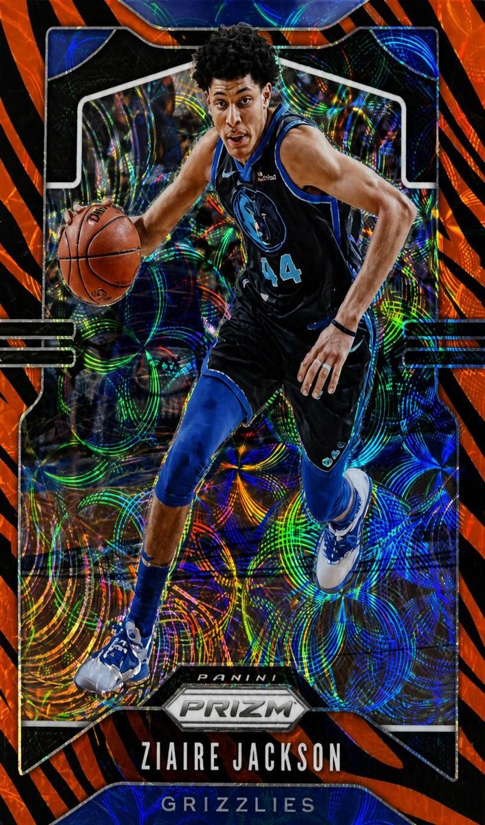 2019 Panini Prizm Basketball Choice Tiger Stripe Justin Jackson #80