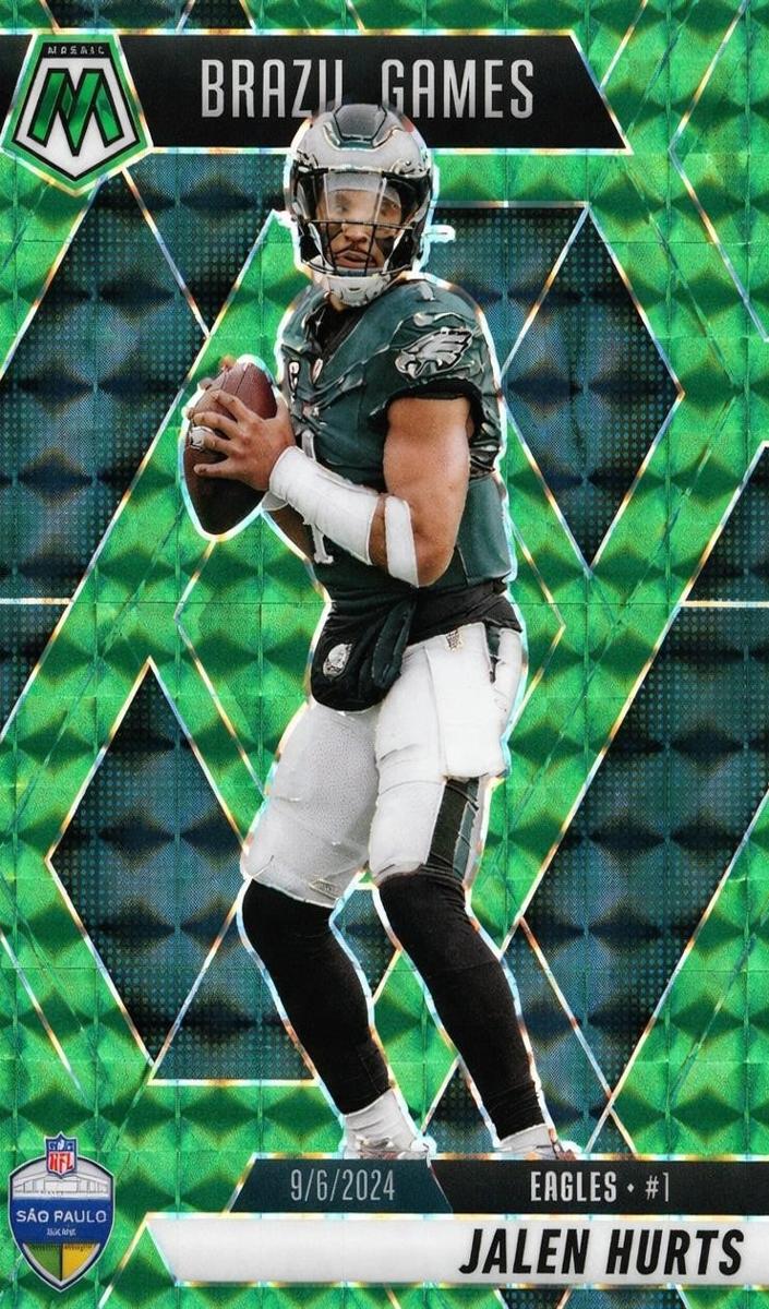 2025 Panini Mosaic Football Green Jalen Hurts #267