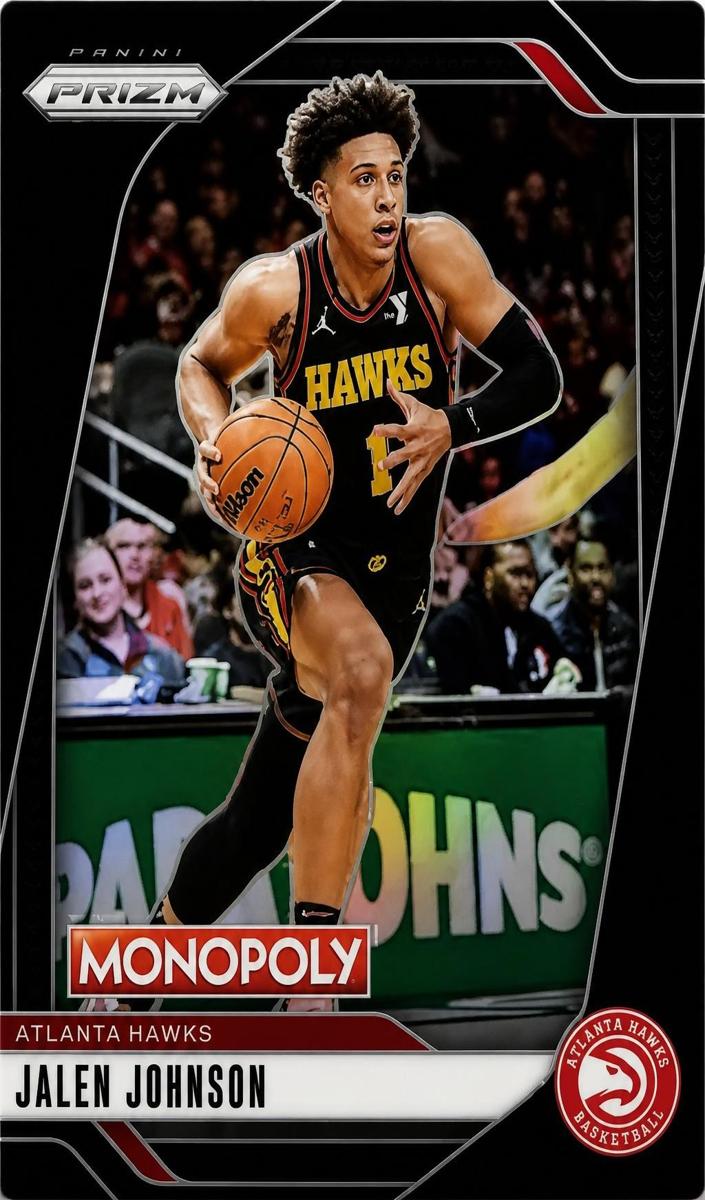 2024 Panini Prizm Monopoly Basketball Black Jalen Johnson #26