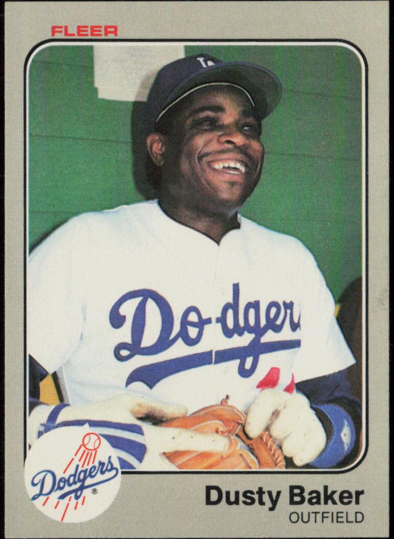 1983 Fleer Baseball Dusty Baker #201 PSA 9
