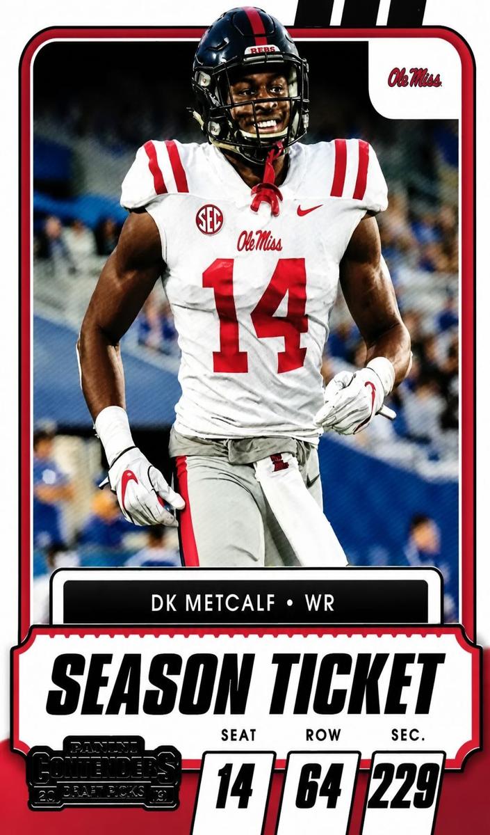 2021 Panini Contenders Draft Picks Football DK Metcalf #27