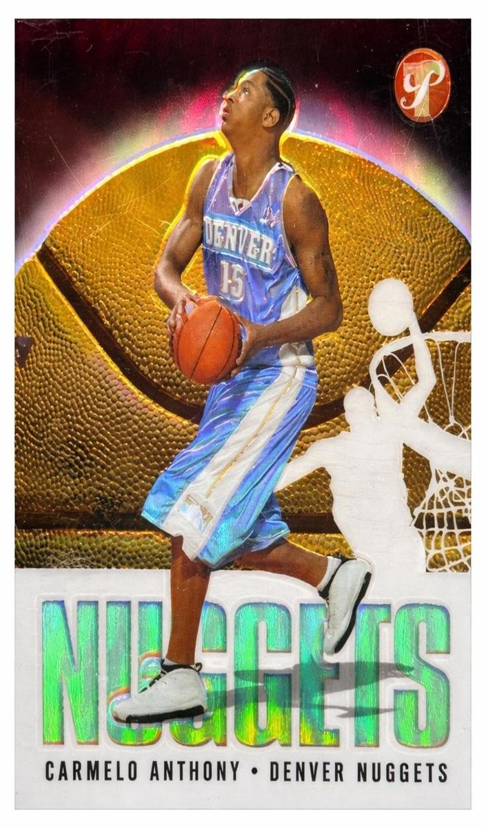 2003 Topps Pristine Basketball Refractor Carmelo Anthony #107